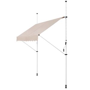 Upínací markýza Kuwait 250 x 120 cm béžová