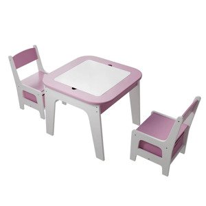 Dětský dřevěný set Milou - růžový