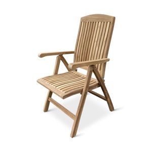 Zahradní polohovací křeslo America - teak
