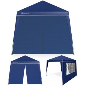 Zahradní altán Capri 3x3 m - 2 boční stěny - modrý