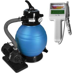Pískový filtrační systém 10 200 l/h s testerem vody