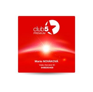 Jednoleté PREMIUM členství Club 5* 80x190 cm