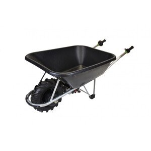 Motúčko EXTRA KLASIK Pneumatika 10 cm Plastová korba 120 l Pozinkovaný rám 1 x AGM 12 V / 22 Ah