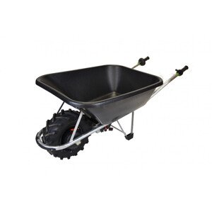 Motúčko EXTRA POWER Plastová korba 120 l Pozinkovaný rám Lamelová 16 cm 1 x AGM 12 V / 22 Ah